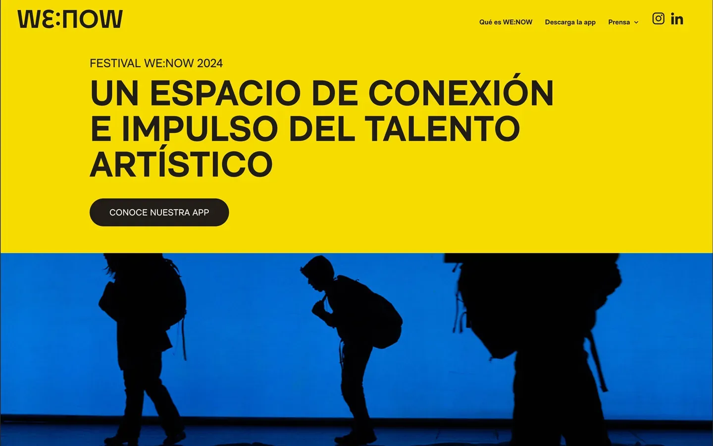 Festival WE:NOW, la web